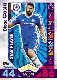 70 - Costa Star Player Chelsea 2016 2017