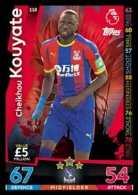 118 - Cheikhou Kouyate Crystal Palace 2018 2019