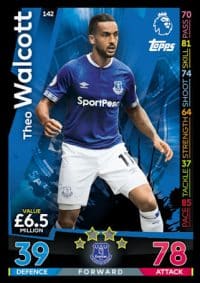 142 - Theo Walcott Everton 2018 2019