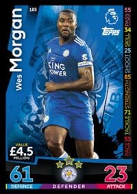 185 - Wes Morgan Leicester City 2018 2019