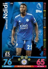 190 - Wilfred Ndidi Leicester City 2018 2019