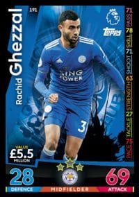 191 - Rachid Ghezzal Leicester City 2018 2019