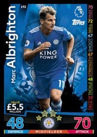 192 - Marc Albrighton Leicester City 2018 2019