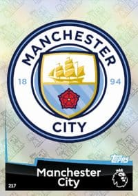 217 - Club Badge Manchester City 2018 2019