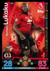 252 - Romelu Lukaku Manchester United 2018 2019