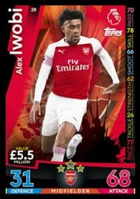 28 - Alex Iwobi Arsenal 2018 2019