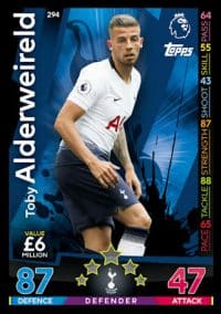 294 - Toby Alderweireld Tottenham Hotspur 2018 2019