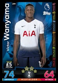299 - Victor Wanyama Tottenham Hotspur 2018 2019