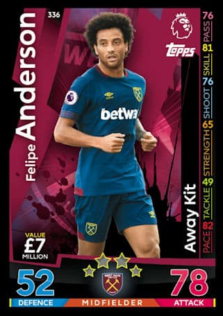 336 - Felipe Anderson West Ham United 2018 2019