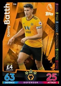 346 - Danny Batth Wolverhampton Wanderers 2018 2019