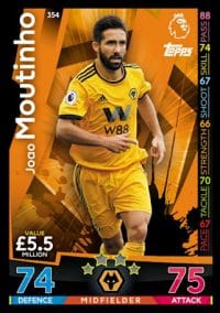 354 - Joao Moutinho Wolverhampton Wanderers 2018 2019