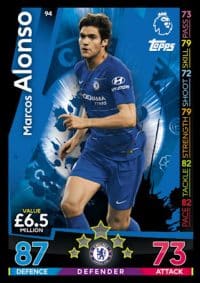 94 - Marcos Alonso Chelsea 2018 2019